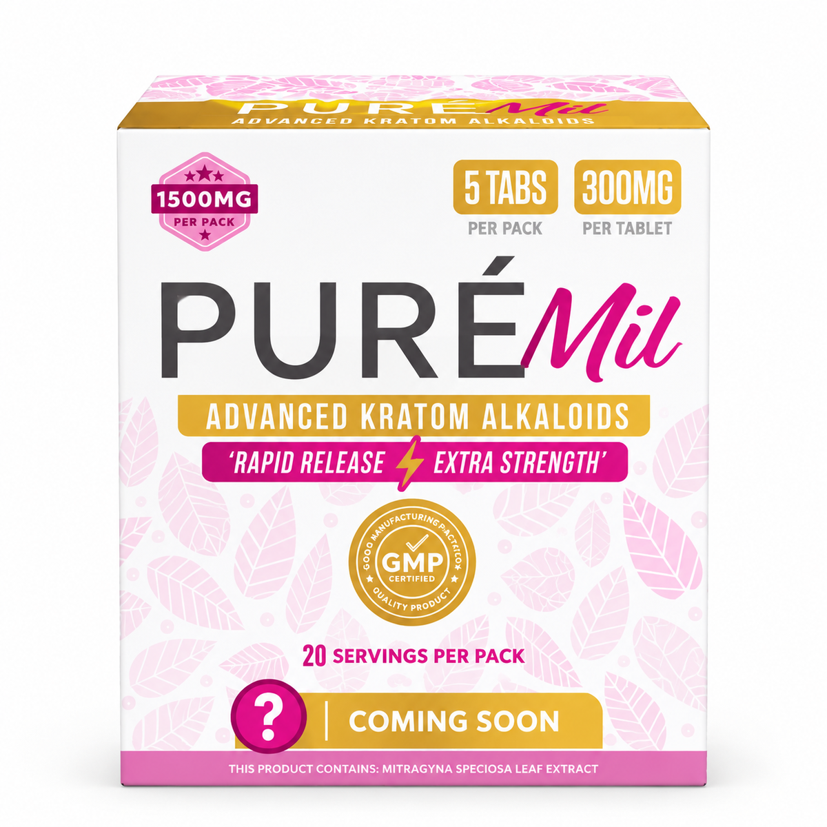 PureMIT 16mm 300mg Tablets – Coming Soon