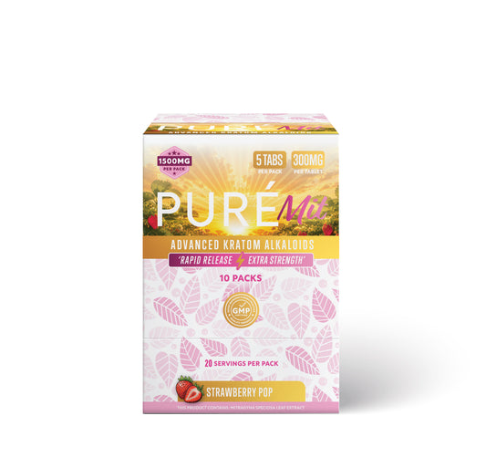 PureMIT 16mm 300mg Tablets – Strawberry Pop